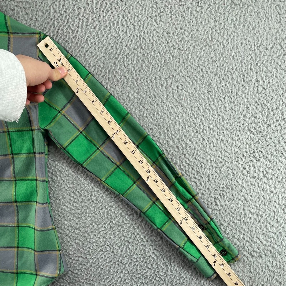 Dixxon Flannel Company Shirt Womens S Plaid Green Gray The Auld Pub Long Sleeve - Picture 13 of 15